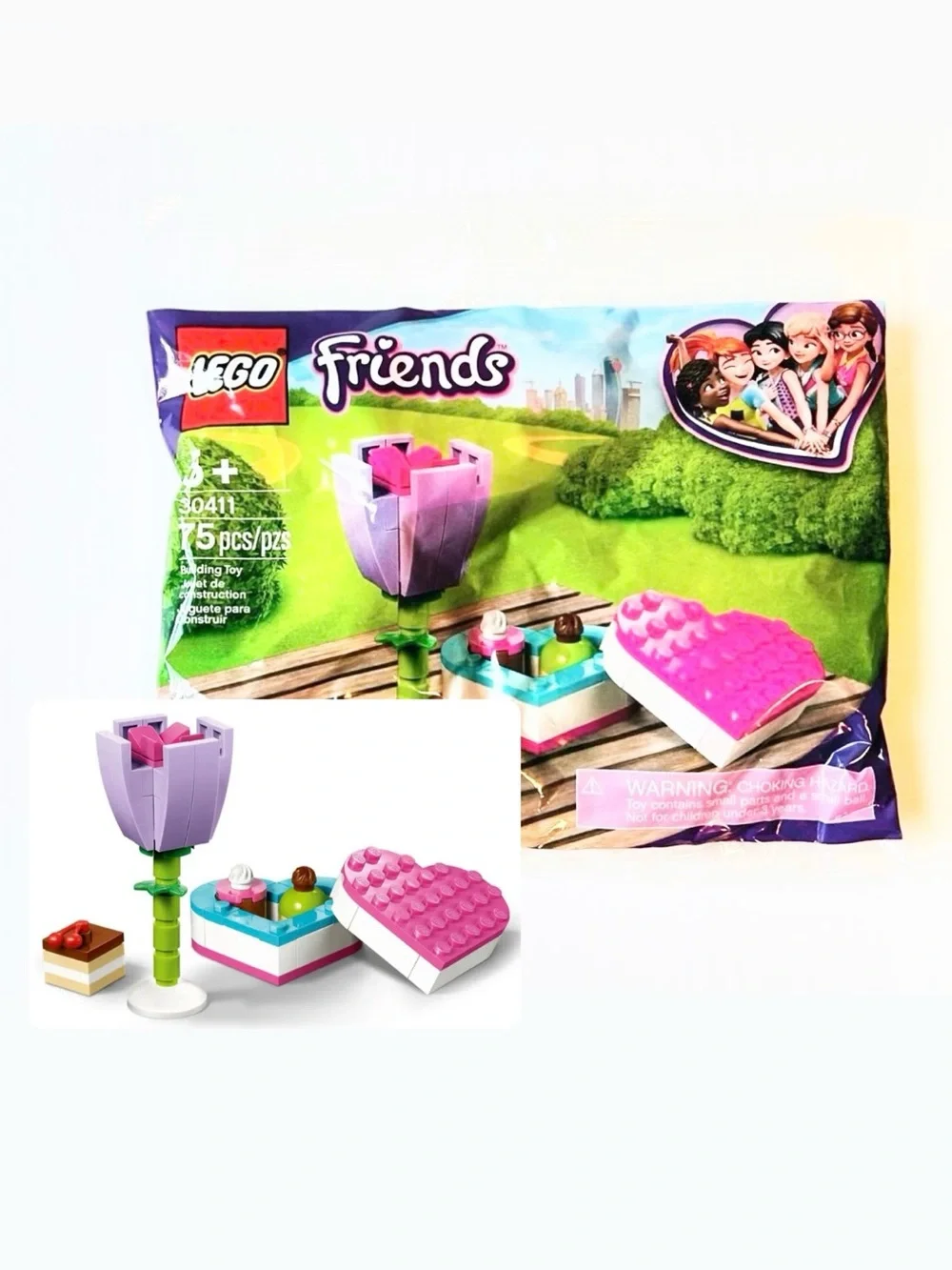 LEGO Friends Chocolate Box & Flower 30411 Polybag (Retired)